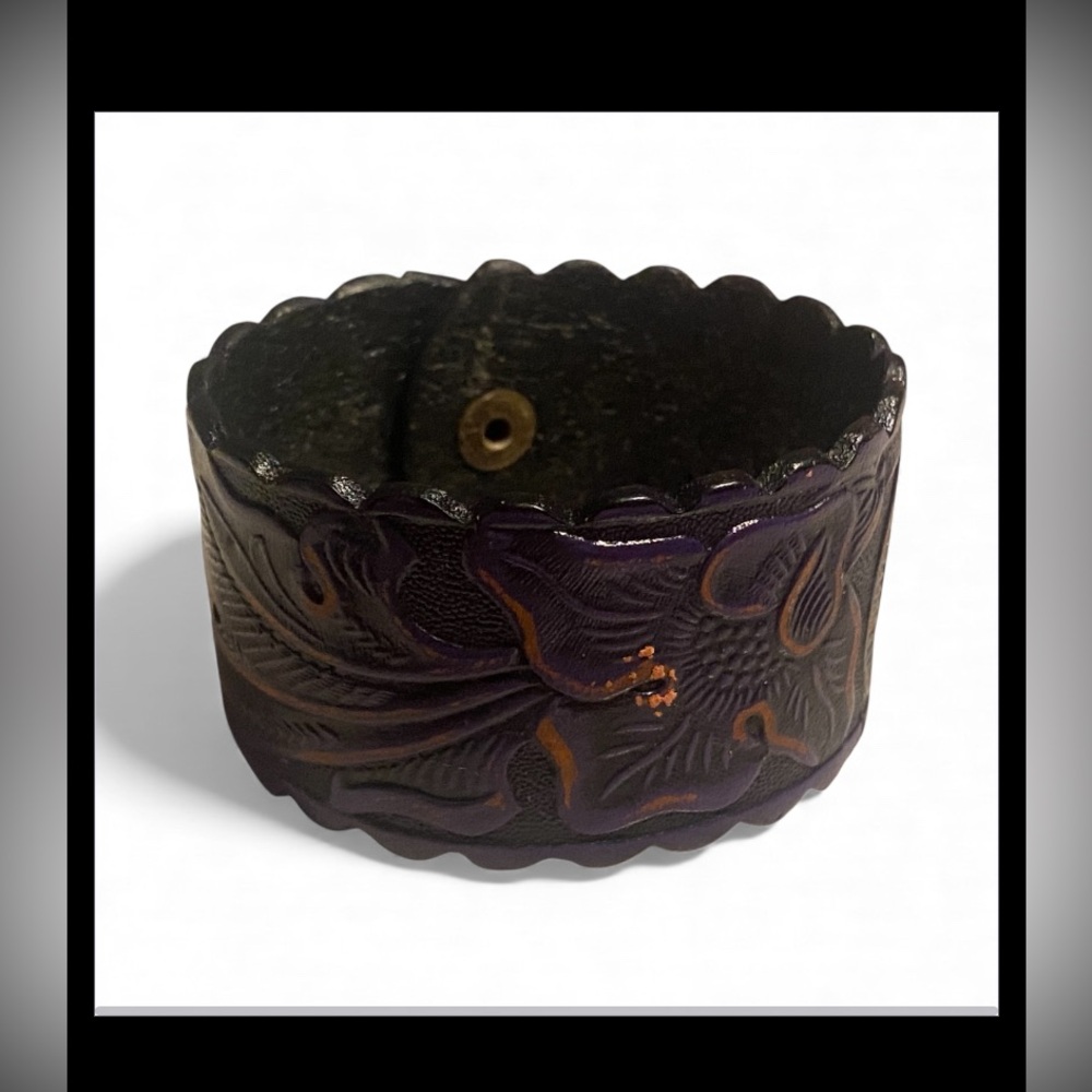 Leather Flower Wrap Bracelet #7001 ❤️‍🔥